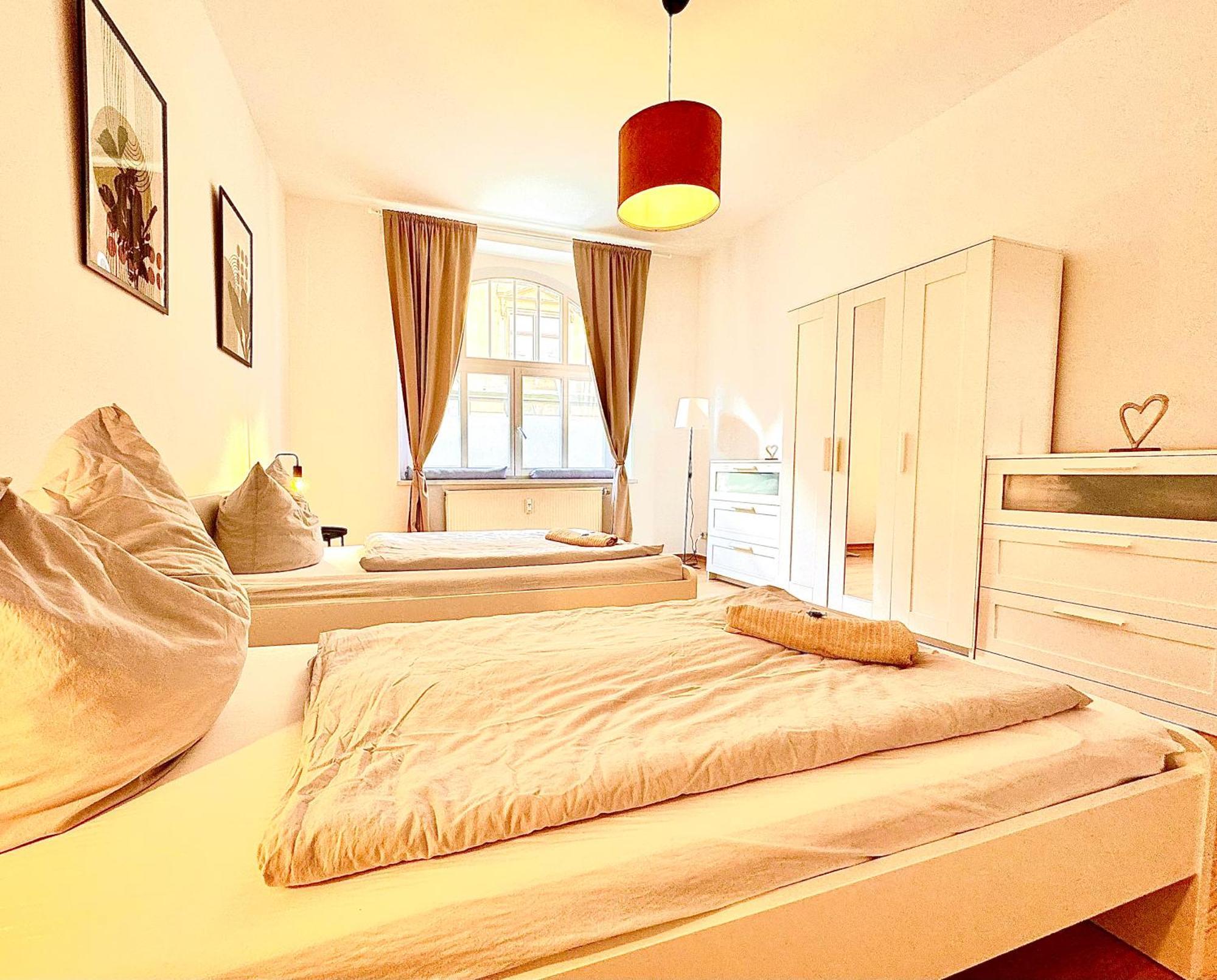 Holiday Appartement,Kostenfrei Parkplatz,Innenstadt,3 Bdr,6 Personen,Babybett Bautzen Exterior foto